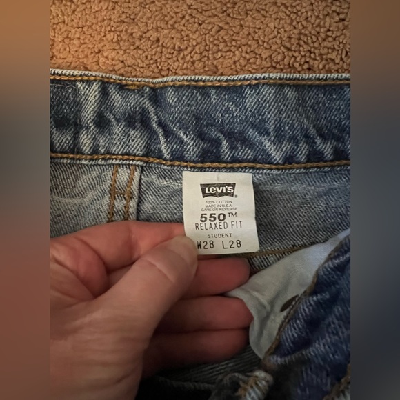 Vintage Levi's Denim Jeans - 550 Relaxed Fit - W28 L28 - Picture 7 of 7